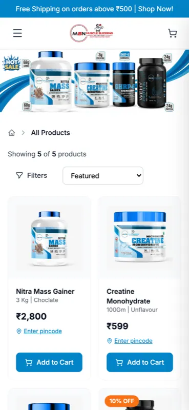Muscle Blessing on mobile