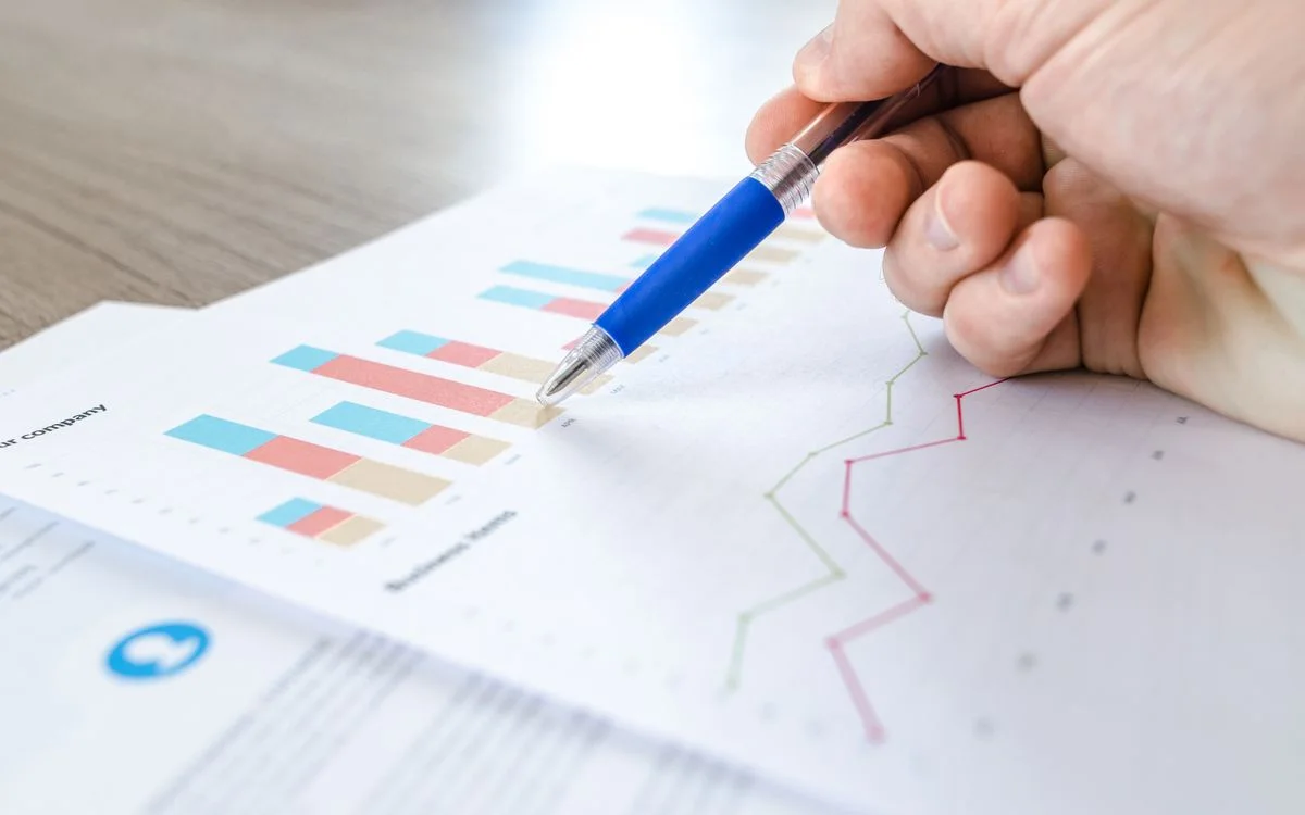 Reviewing printed charts with a pen